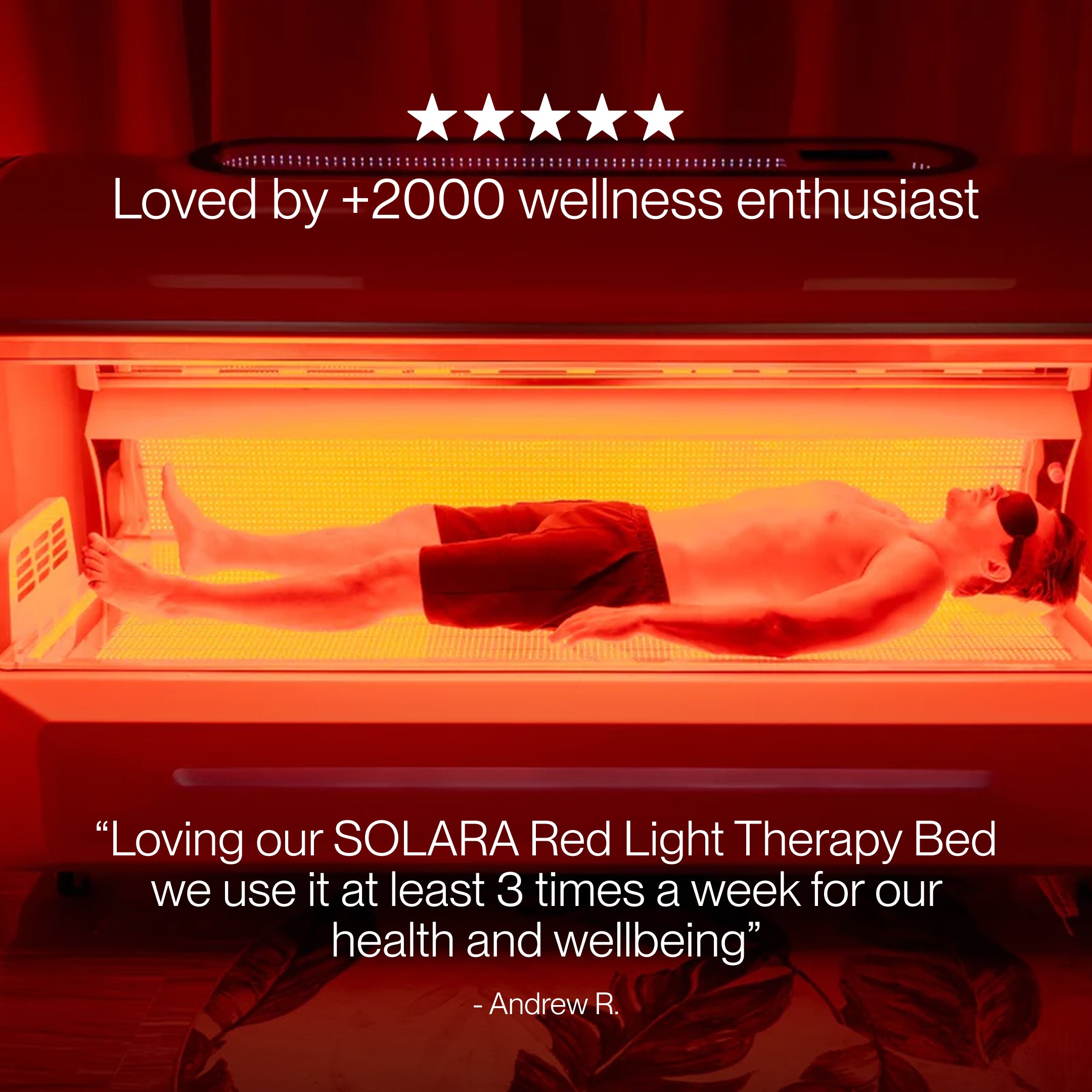 SOLARA PRO – Red Light Therapy Bed